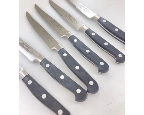 6 pièces de Steak à dents -SABATIER FRERES Ref 165 x6 Couteaux de cuisine professionnel