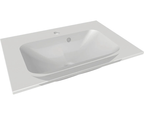 FACKELMANN Meubelwastafel Yega 60,5 cm Glas Wit