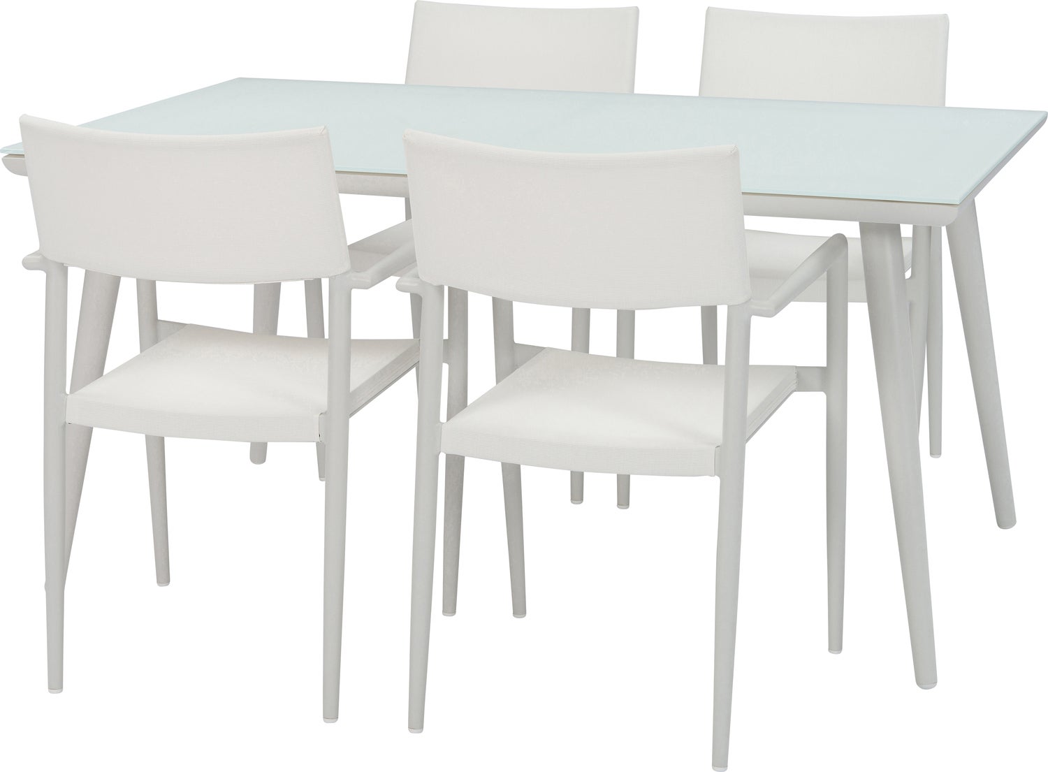 Intratuin eettafel Cas wit 152 x 90 x 74,5 cm