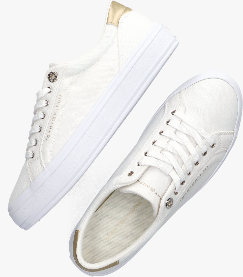 TOMMY HILFIGER witte tommy hilfiger lage sneakers essential vulc
