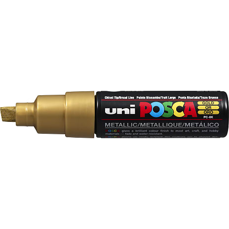Posca PC8K vandbaseret tusch - guld