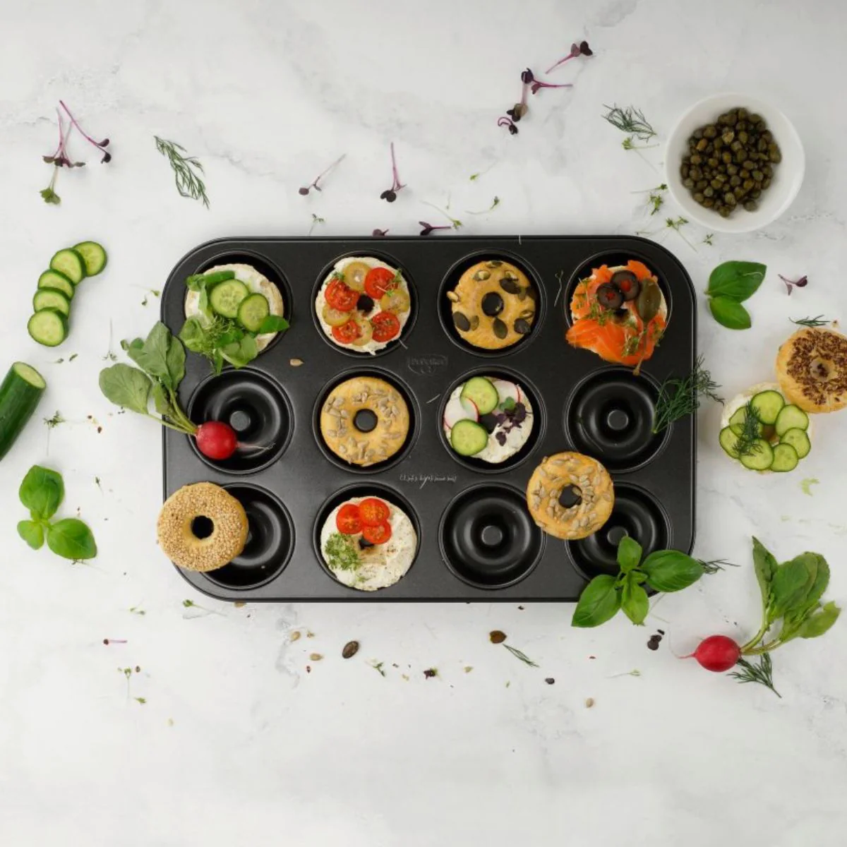 Moule donut et bagel 12 empreintes Dr. Oetker Tradition Dr. Oetker