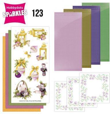 Hobbydots-Sparkles - Set voor 3 Kaarten - Inclusief Stickervellen - Multifunctioneel