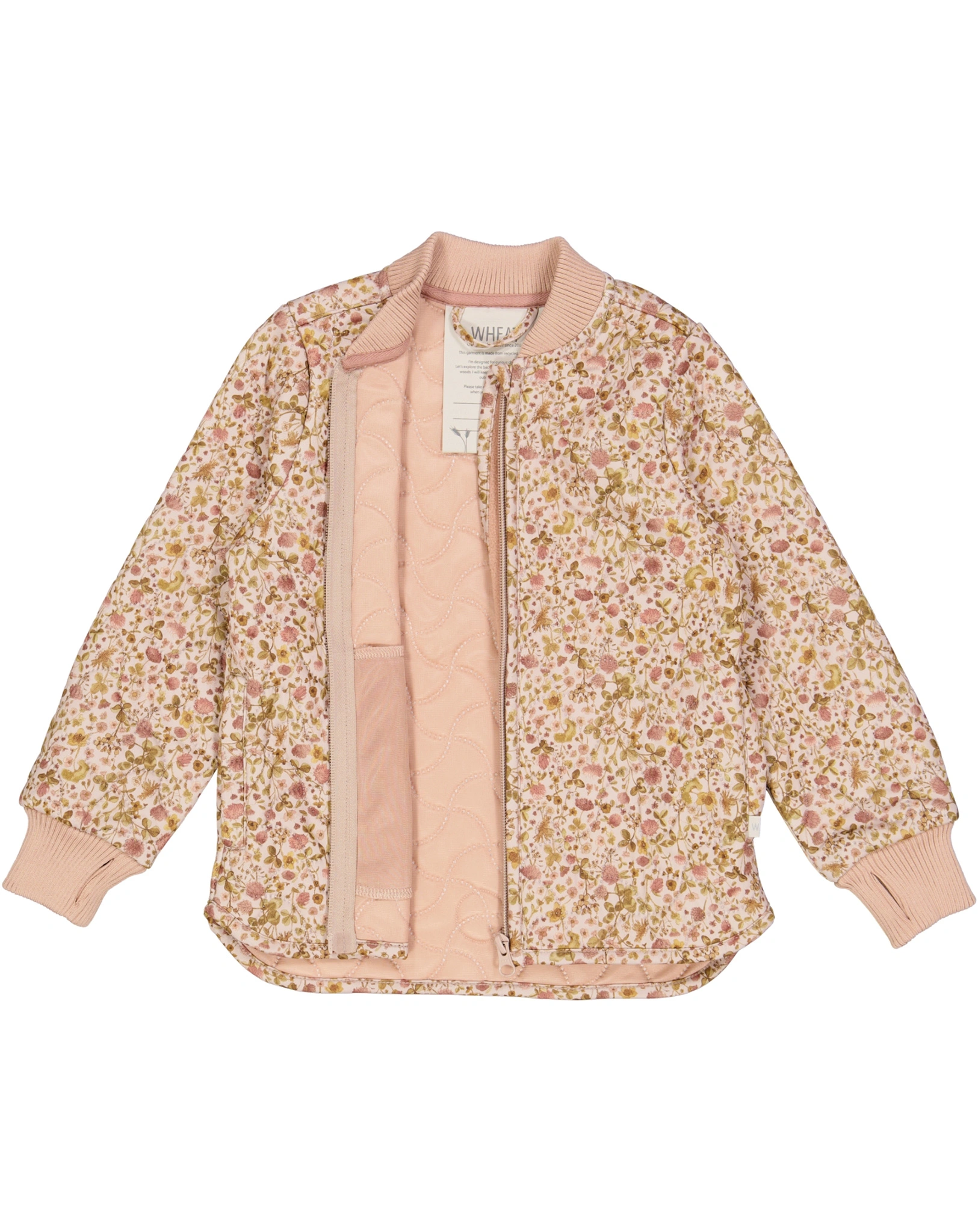Thermo-Steppjacke LOUI FLORA in rosa