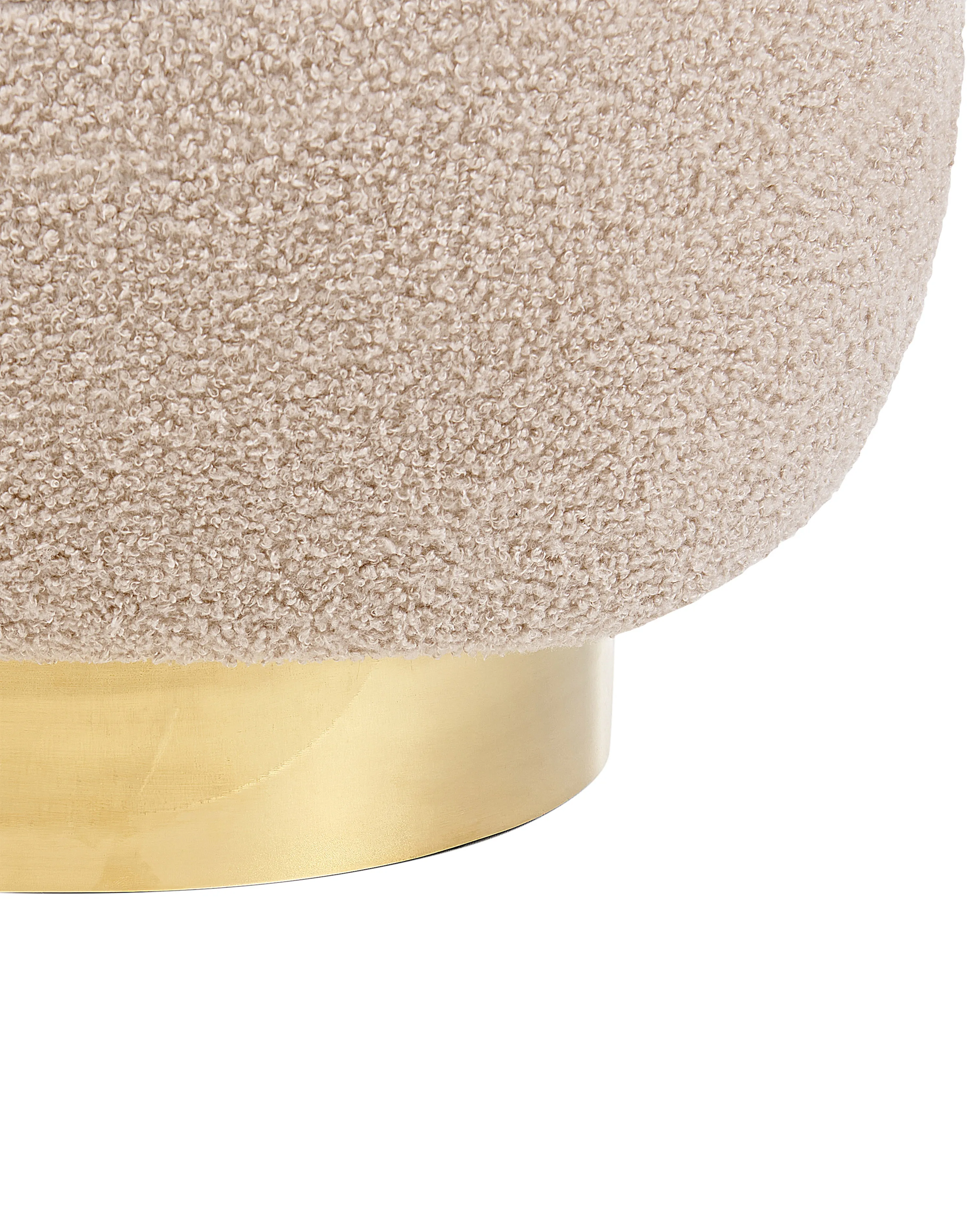 Fauteuil LOVIISA Bouclé Beige