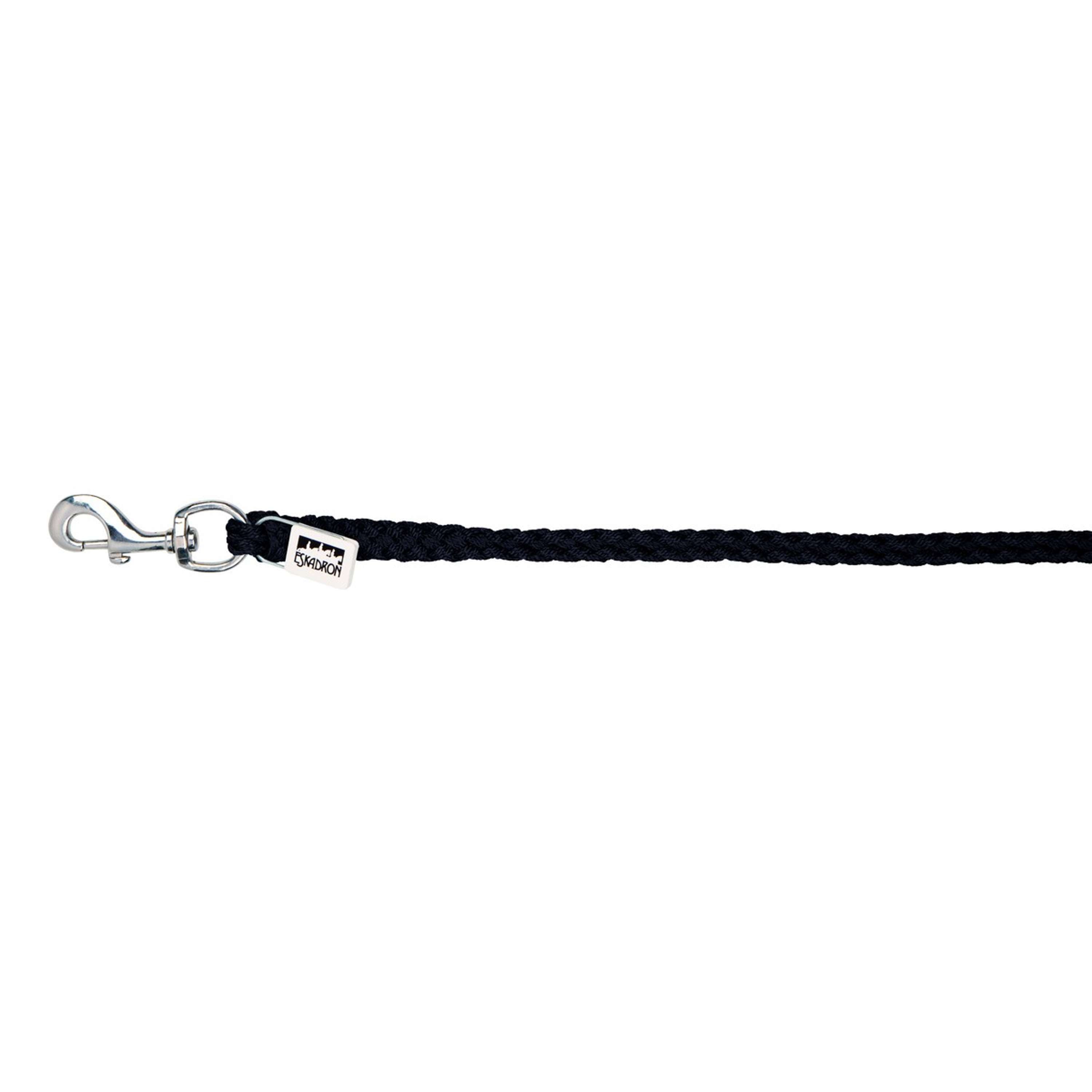 Eskadron Halstertouw Classic Nikkel Musketon Zwart