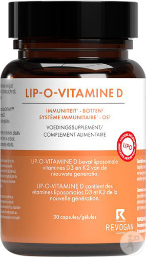 Revogan LIP-O-Vitamine D Complément Alimentaire 30 Capsules