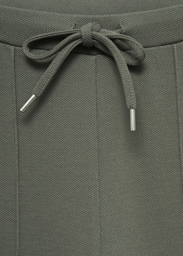 MANGO Jogger seams pants Beige - khaki
