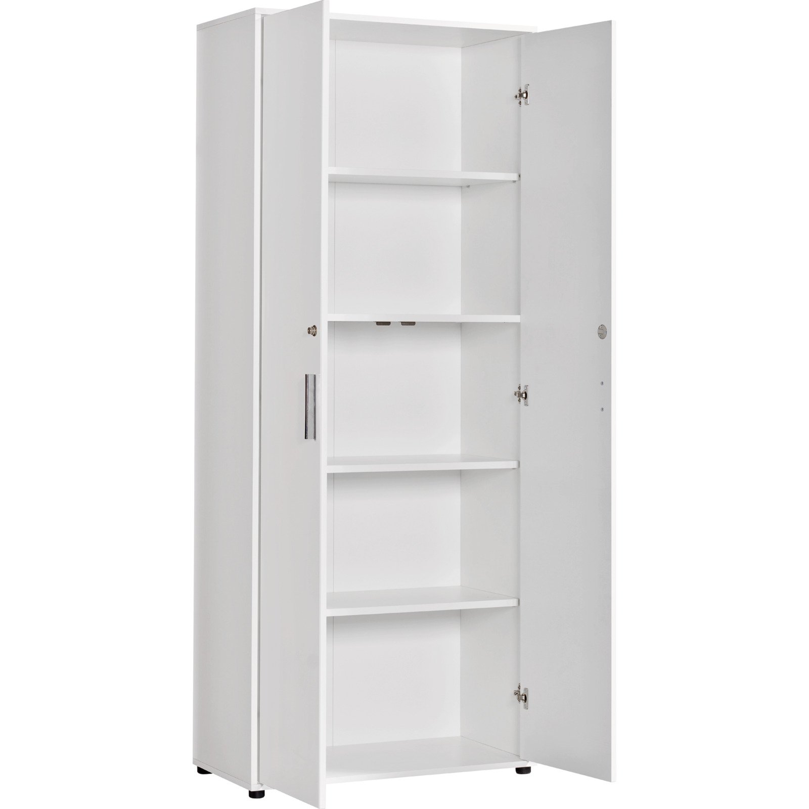 Allzweckschrank Kreta 4 Dekor weiss Hochglanz 77 x 190 x 39 cm