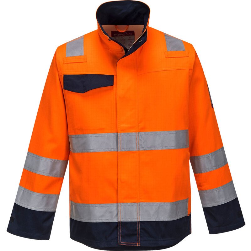 Portwest MV35 Veste Modaflame Orange/Marine RIS