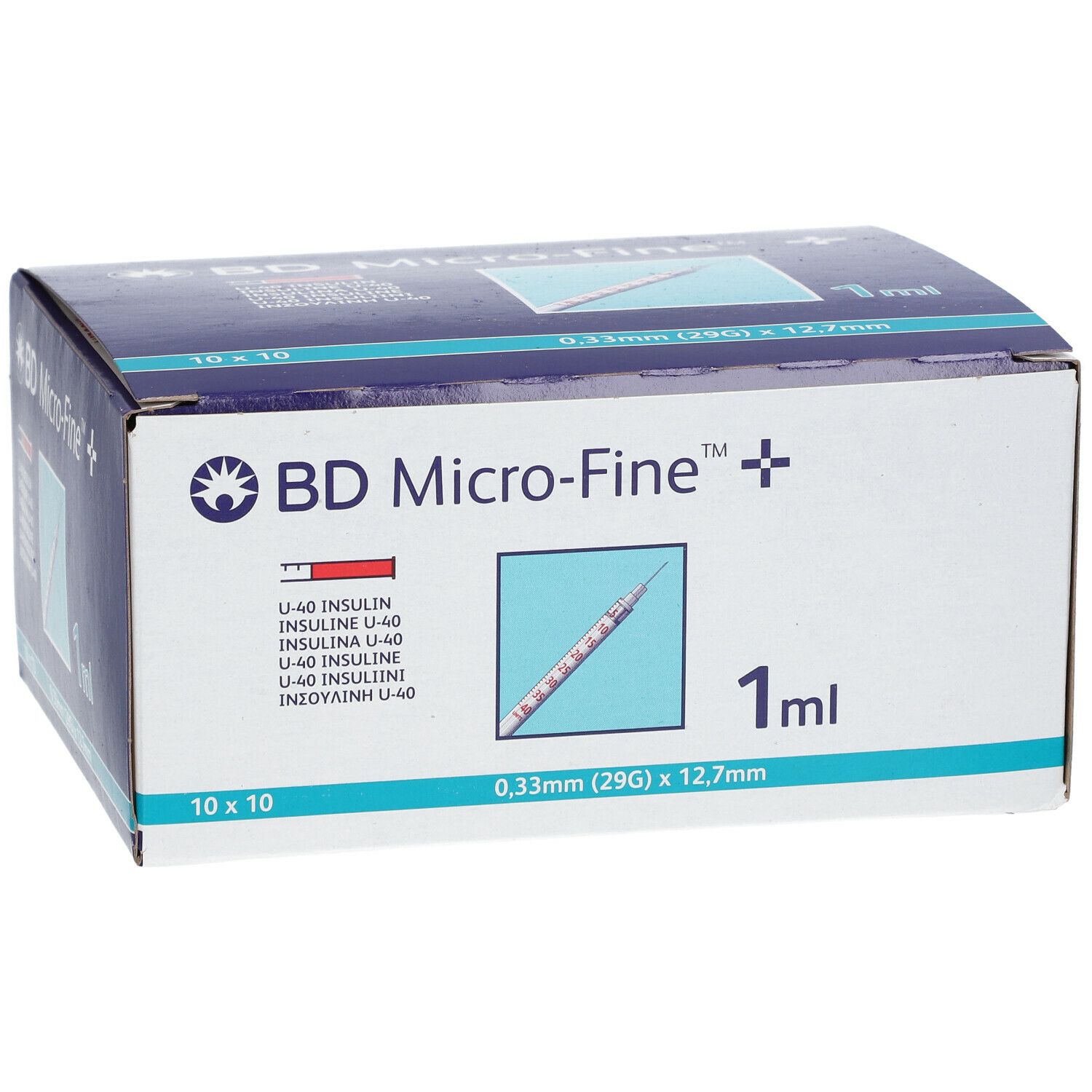 BD Micro-Fine™+ U 40 Insulinspritzen 12,7 mm