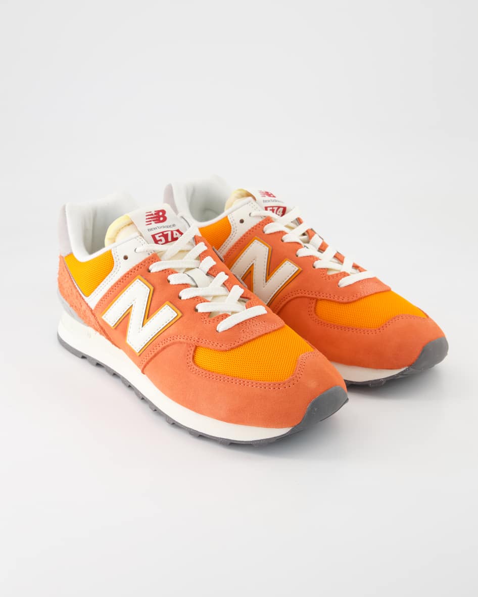 New Balance 574 Sneaker in Orange