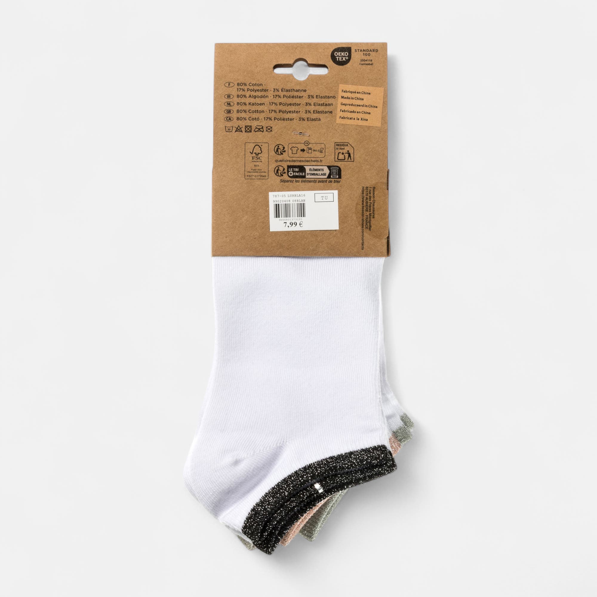 Chaussettes Femme blanc