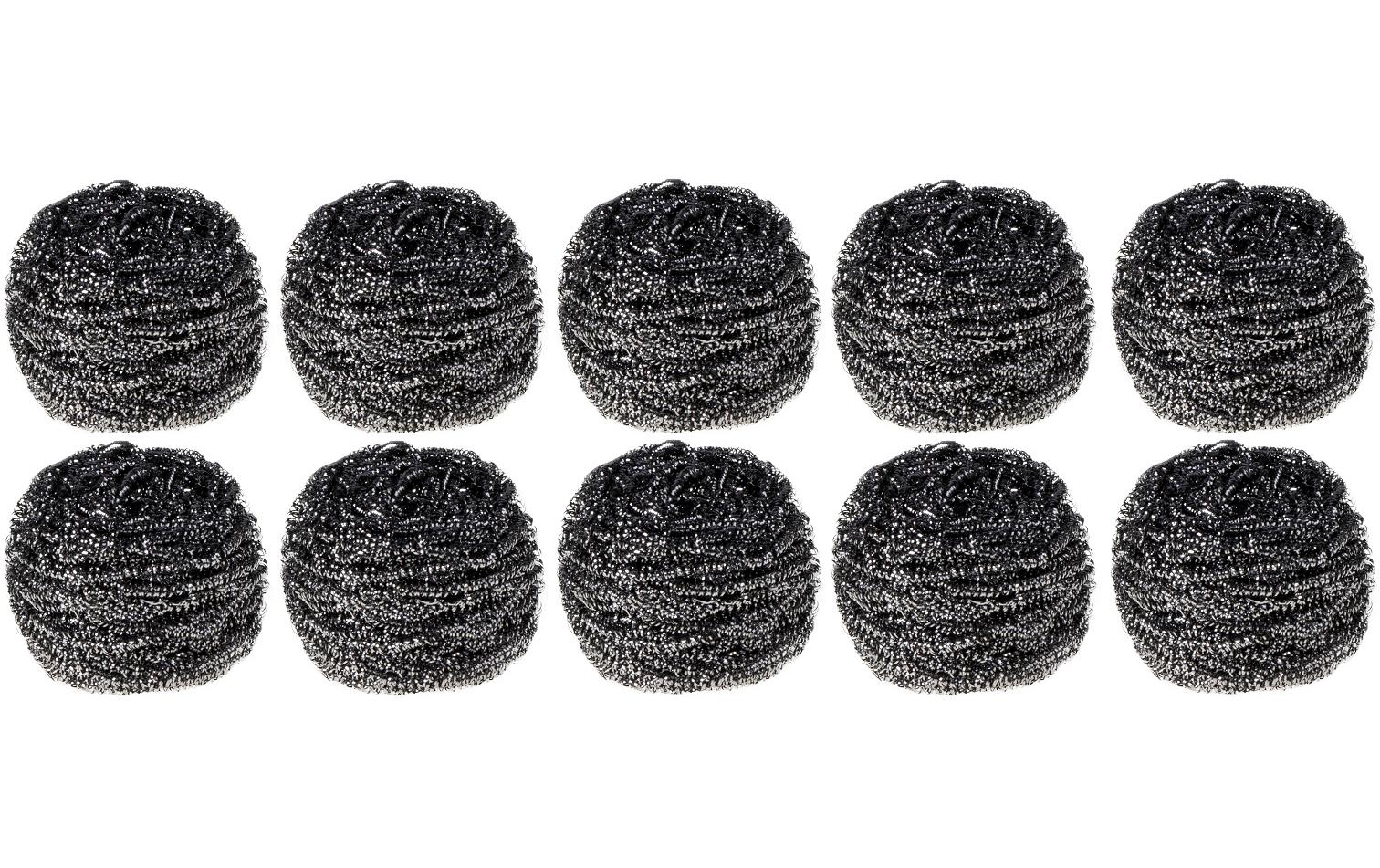 Stahlschwamm 10 Stück, 60 grEdelstahlschwamm Pack