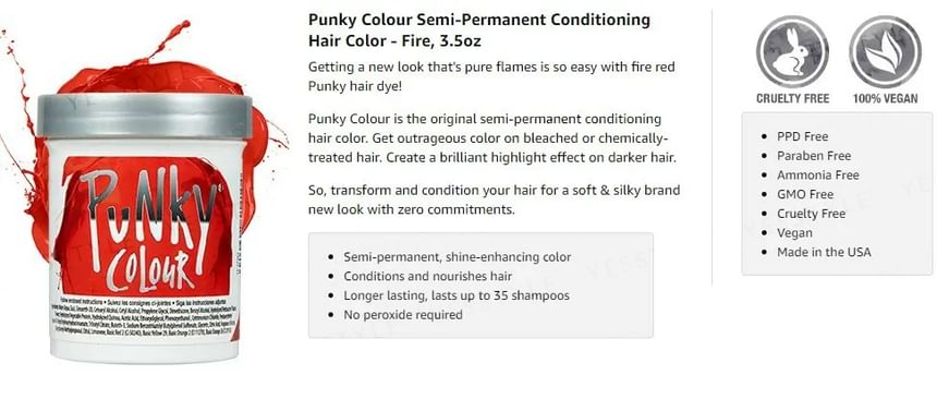 Punky Colour - Semi-permanente conditionerende haarkleuring