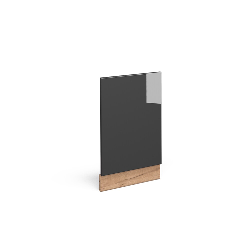 Vicco Geschirrspülerblende Küchenschrank Küchenmöbel Fame-Line Eiche Anthrazit modern 45 cm Küche Einbauküche Geschirrspüler Blende Küchenzeile Hochglanz
