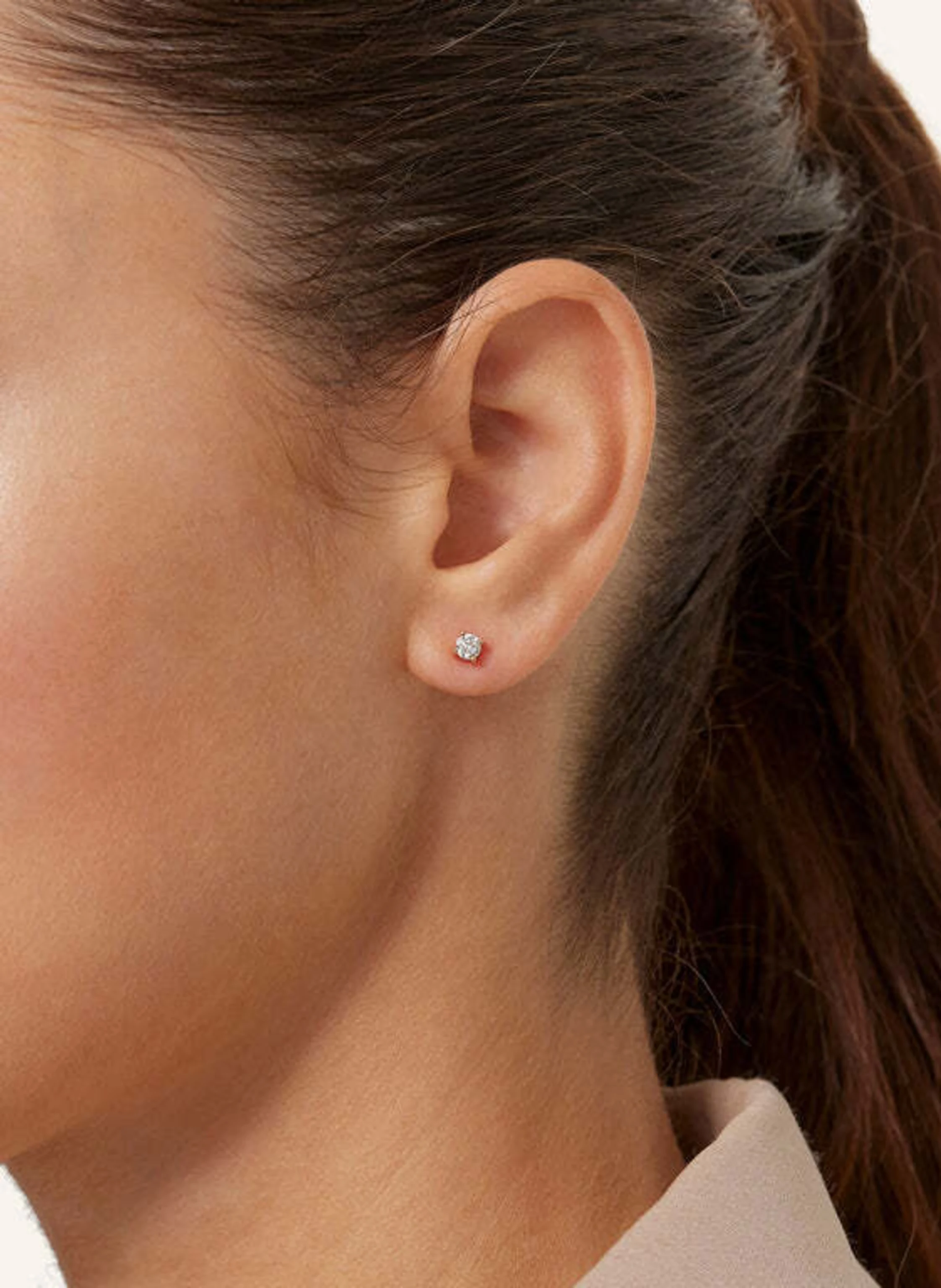 VEYNOU Ohrstecker ELLA aus 14 Karat Roségold und 0,30ct. lab-grown Diamanten