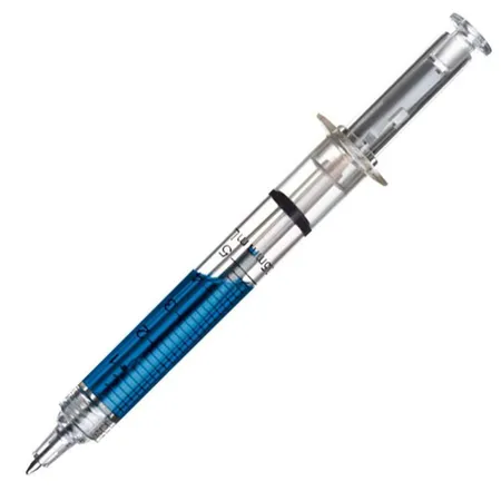 Easy Gifts Kugelschreiber Injection, blau, 10 Stück