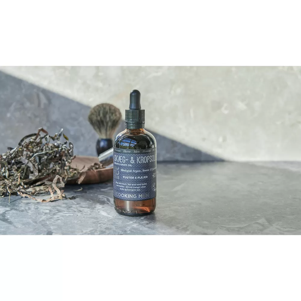 ECOOKING Mand Skæg- og Kropsolie - 100 ml.