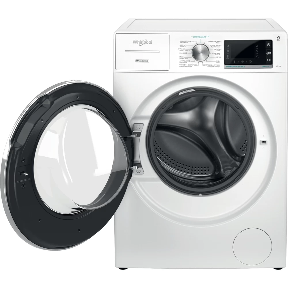 Whirlpool wasmachine W8W046WRBE - 10kg - 1400T/min - Energieklasse A