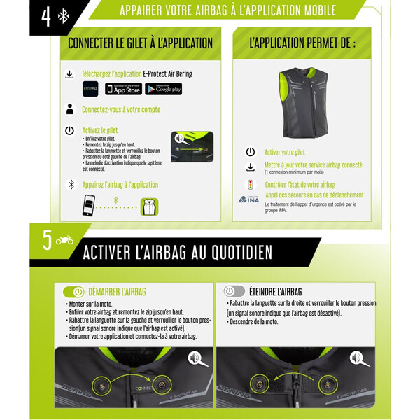 Bering - Airbag E-Protect Air Noir