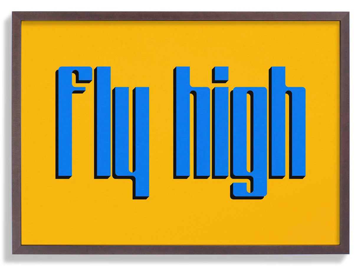 Fly High Kunstdruck