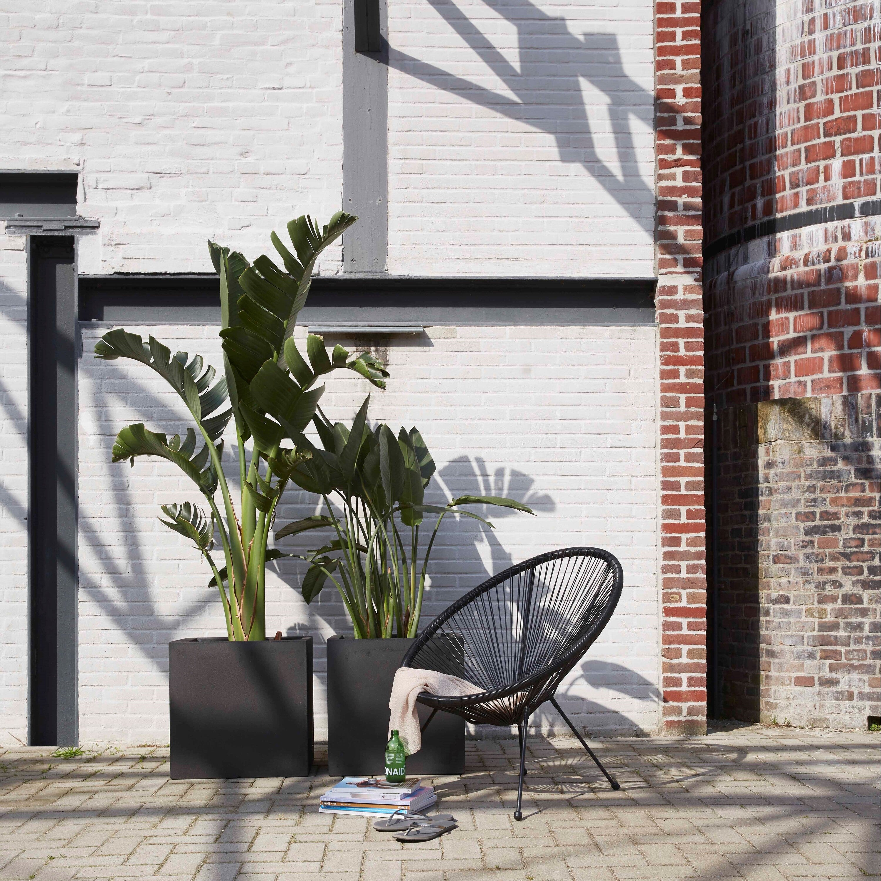 Capi Europe Urban Smooth Vierkant Bloempot 50 cm