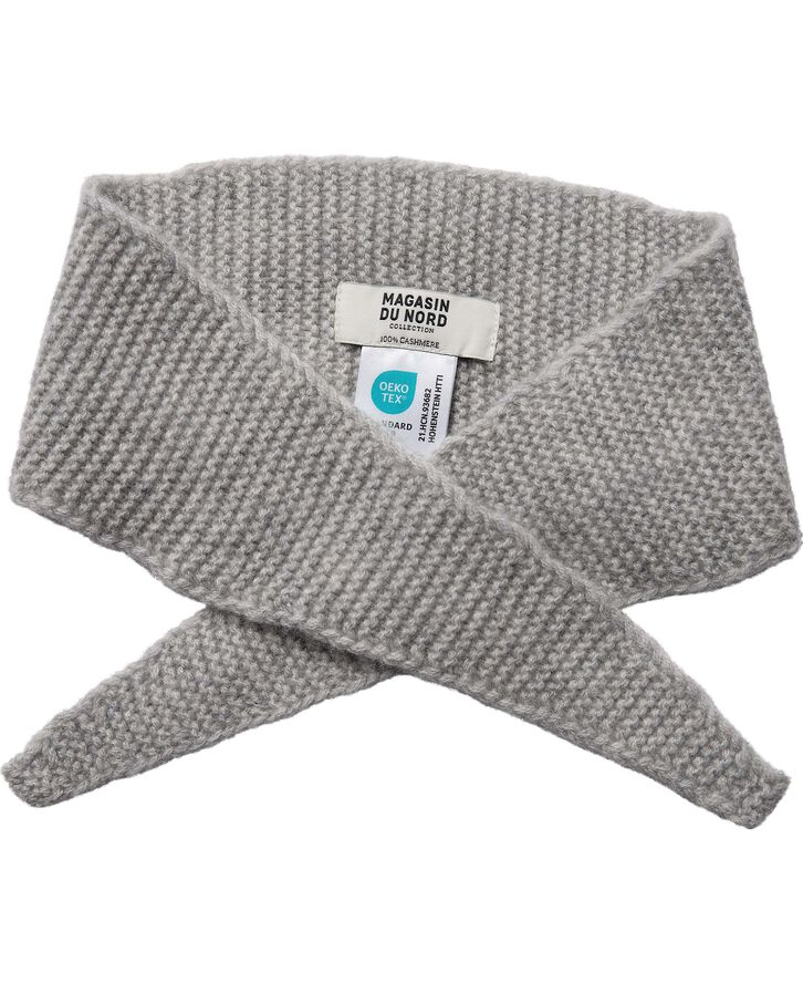 Magasin du Nord Collection Classic 5 - 11cmx74cm - 100% Cashmere Very light grey melange