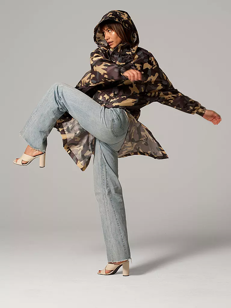 RAINKISS Regenjacke - Regenponcho Camo olive