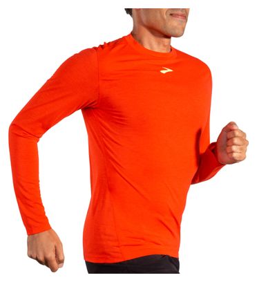 Maillot manches longues Brooks High Point Rouge Homme