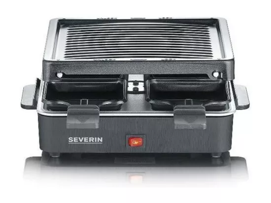 RACLETTE GRIL 21X21 4 PARTS 600W SEVERIN - 2370