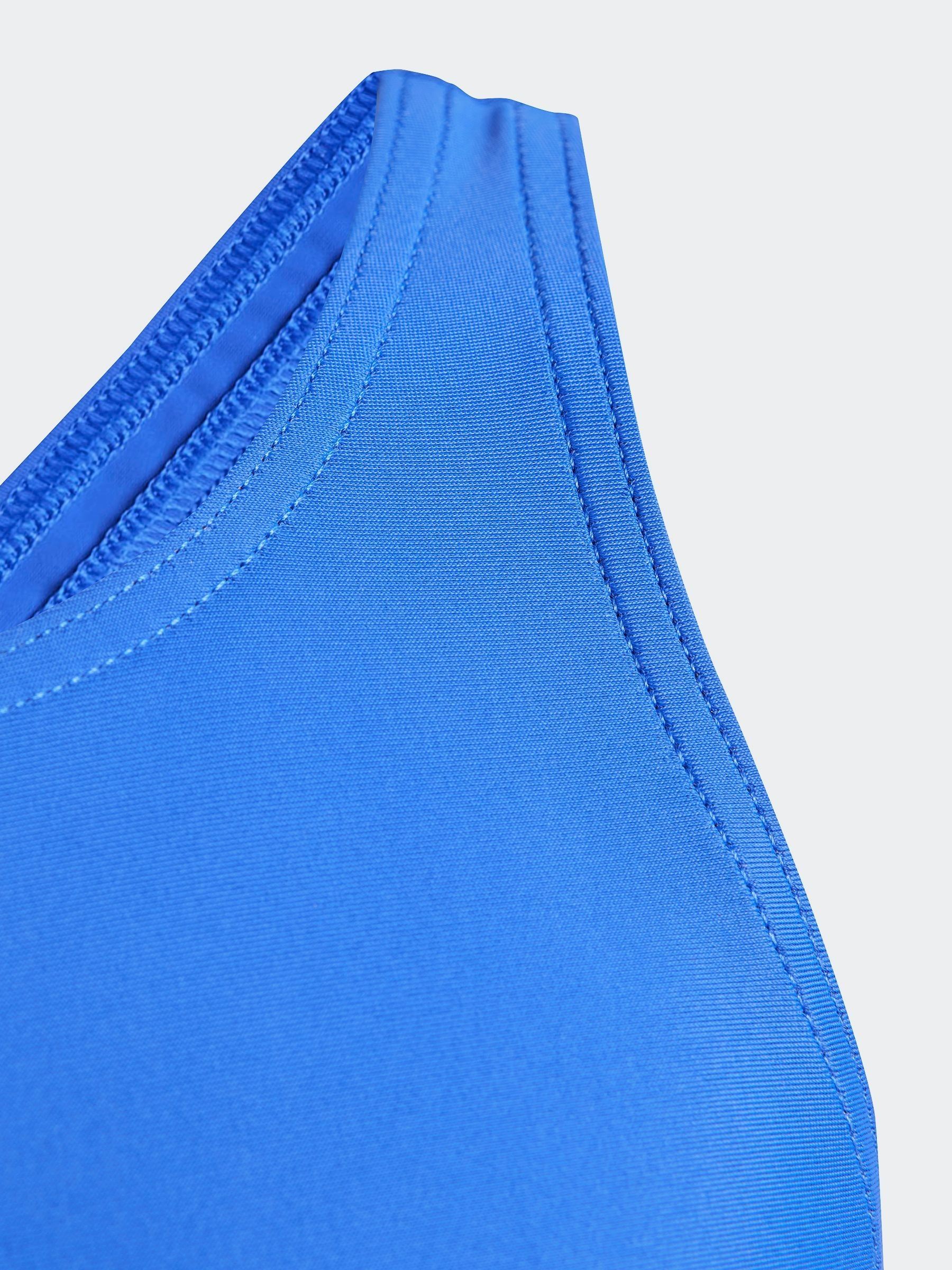 Blauw - Adidas badpak met klein logo