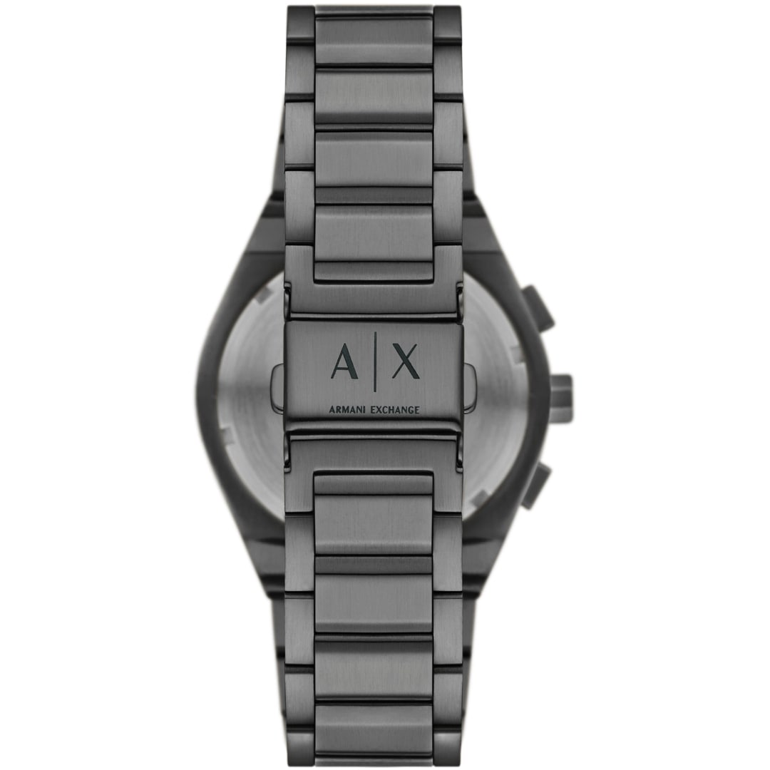 Armani Exchange Rafael Chronograph Gunmetal / Blau 42mm