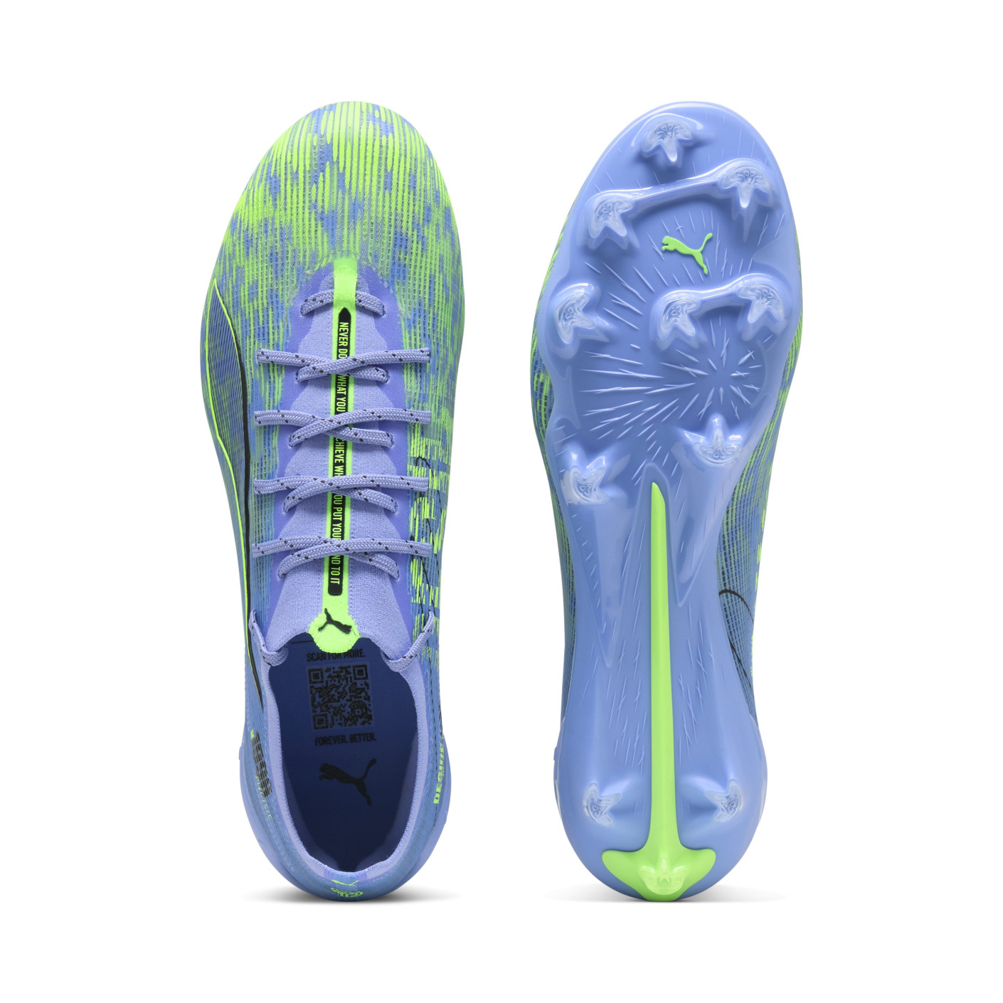 PUMA Ultra 5 Ultimate Chasing The Dream Gras Voetbalschoenen (FG) Paars Groen Zwart