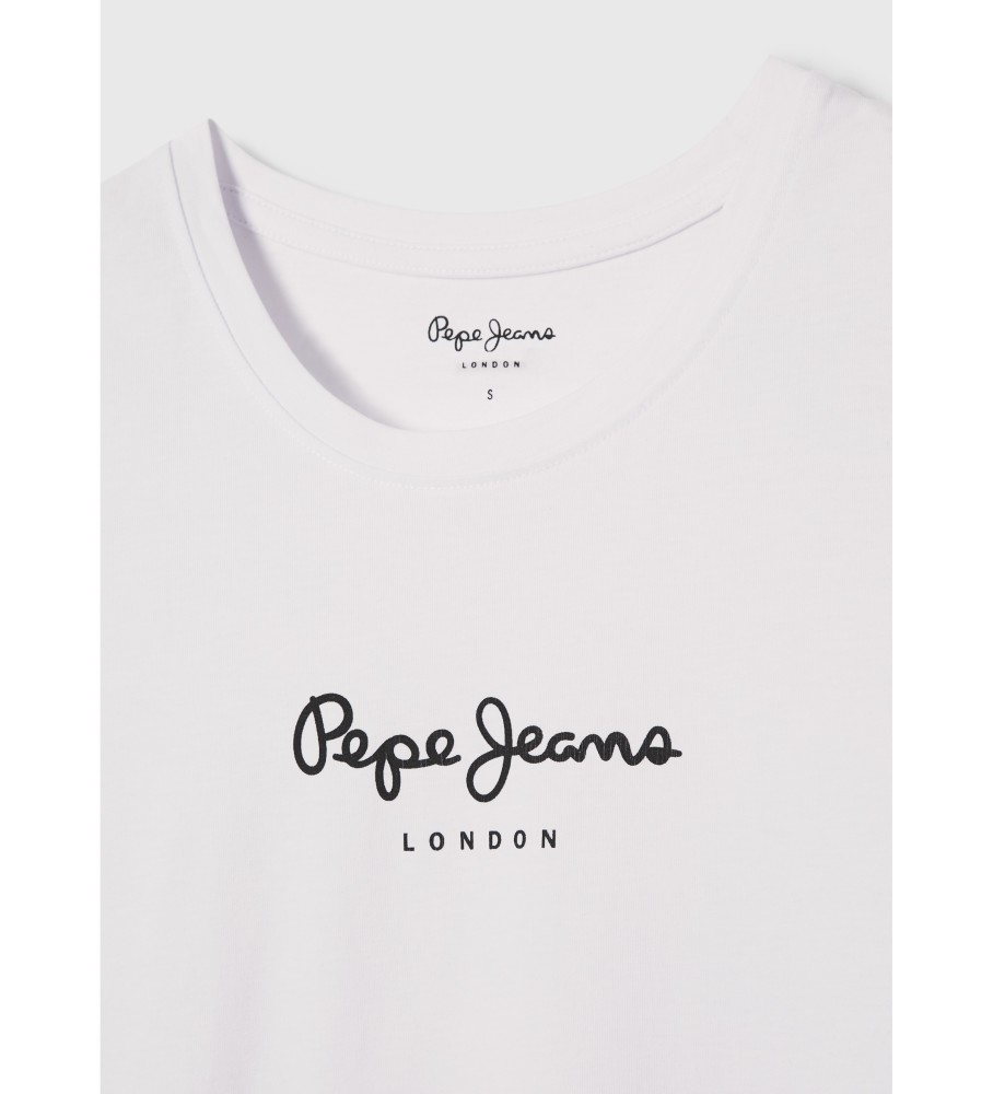Camiseta de manga curta Pepe Jeans New Virginia, branca