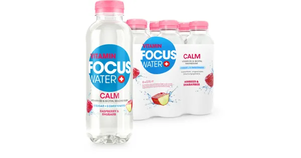 Focuswater Calm Rhabarber 6x50cl