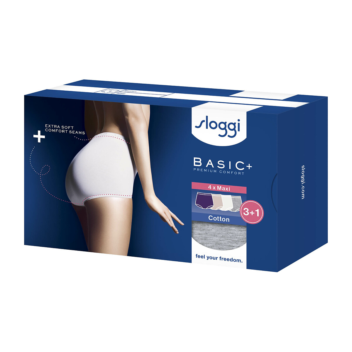 SLOGGI<br>Conjunto de 4 Maxi Slips Basic+