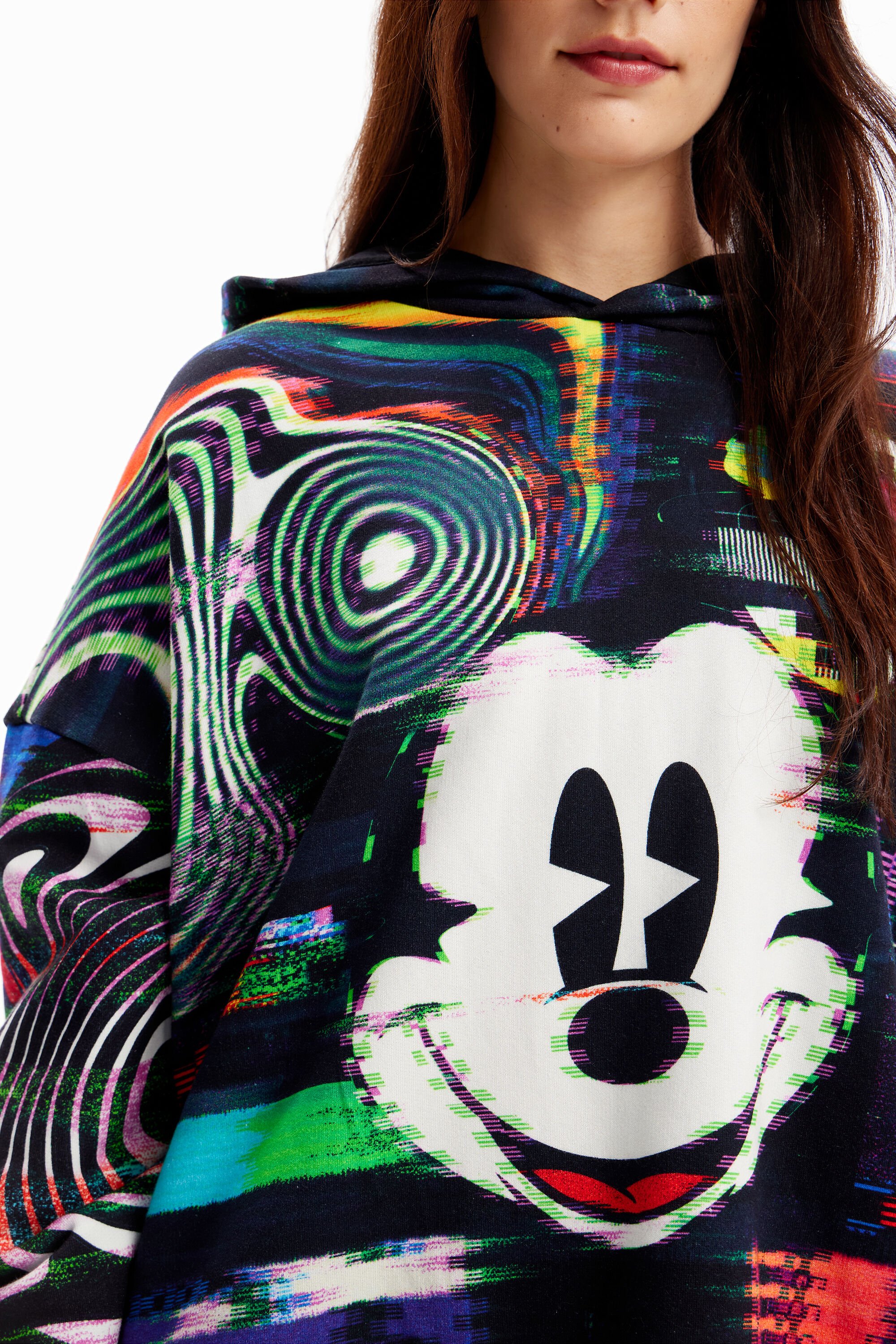 Sweat-shirt oversize Mickey Mouse