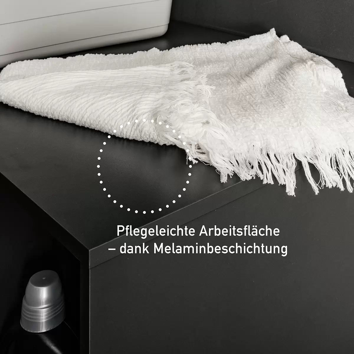 Mehrzwecktisch Galleria Nero Anthrazit