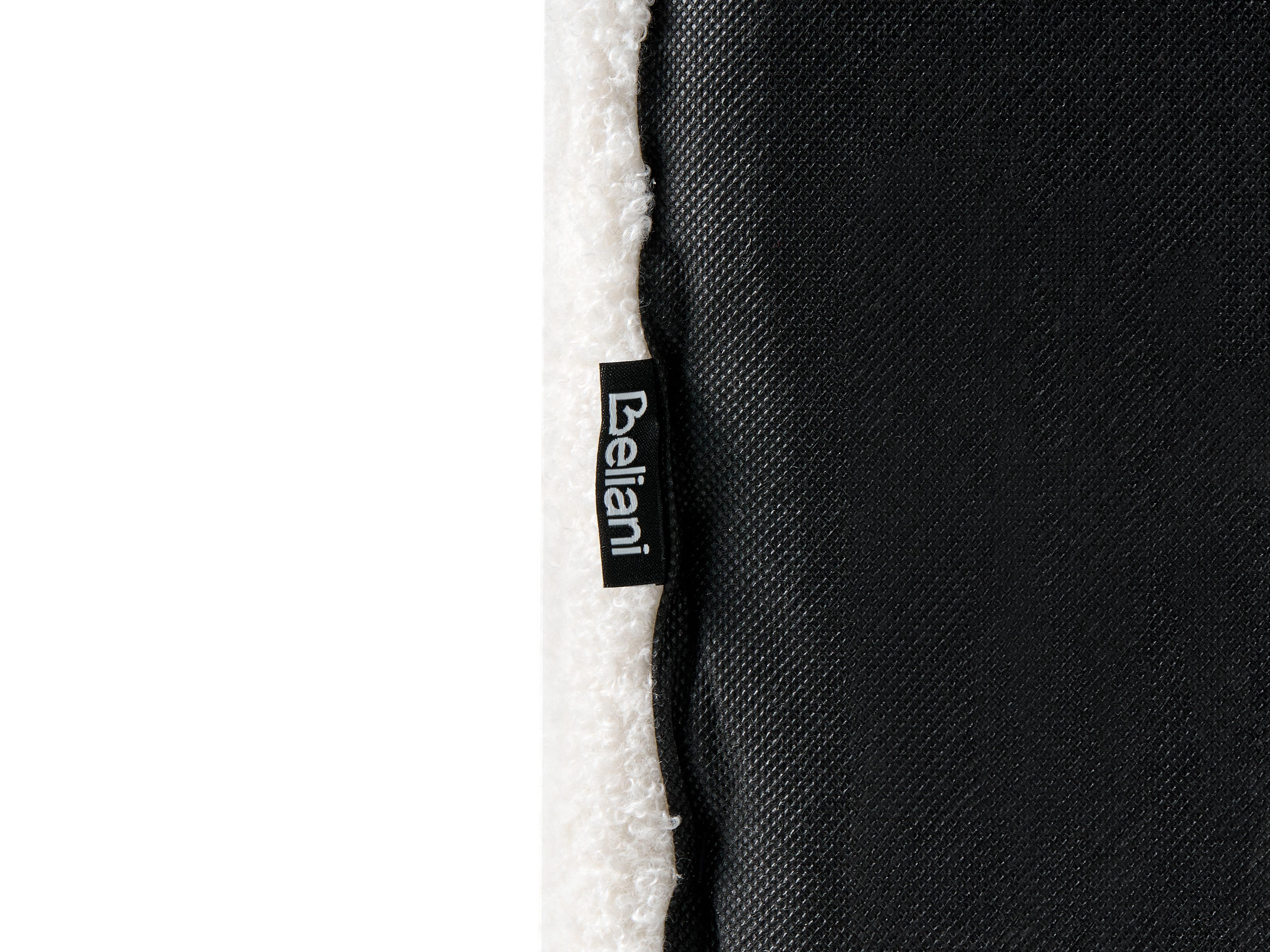 Bed met opbergruimte Bouclé MASSOGNES 140 x 200 cm Gebroken wit