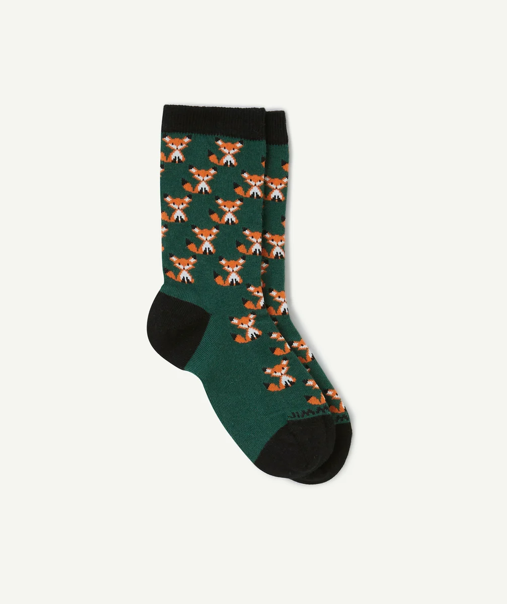 JIMMY LIONPAIRE DE CHAUSSETTES AVEC IMPRIMÉ RENARD