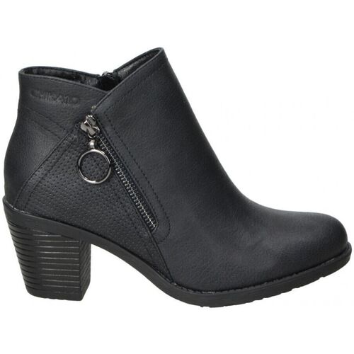Chika 10 - BOTINES CHK10 KURAZO 32 MODA JOVEN NEGRO Negro