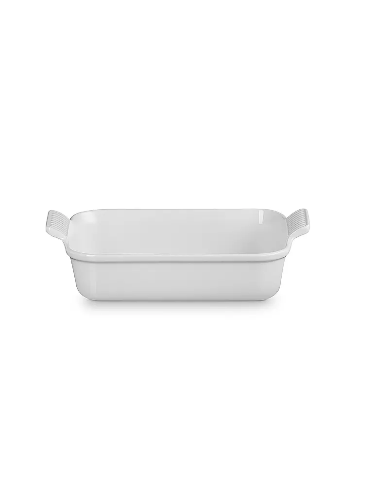 LE CREUSET Auflaufform aus Steingut 26cm White  weiss