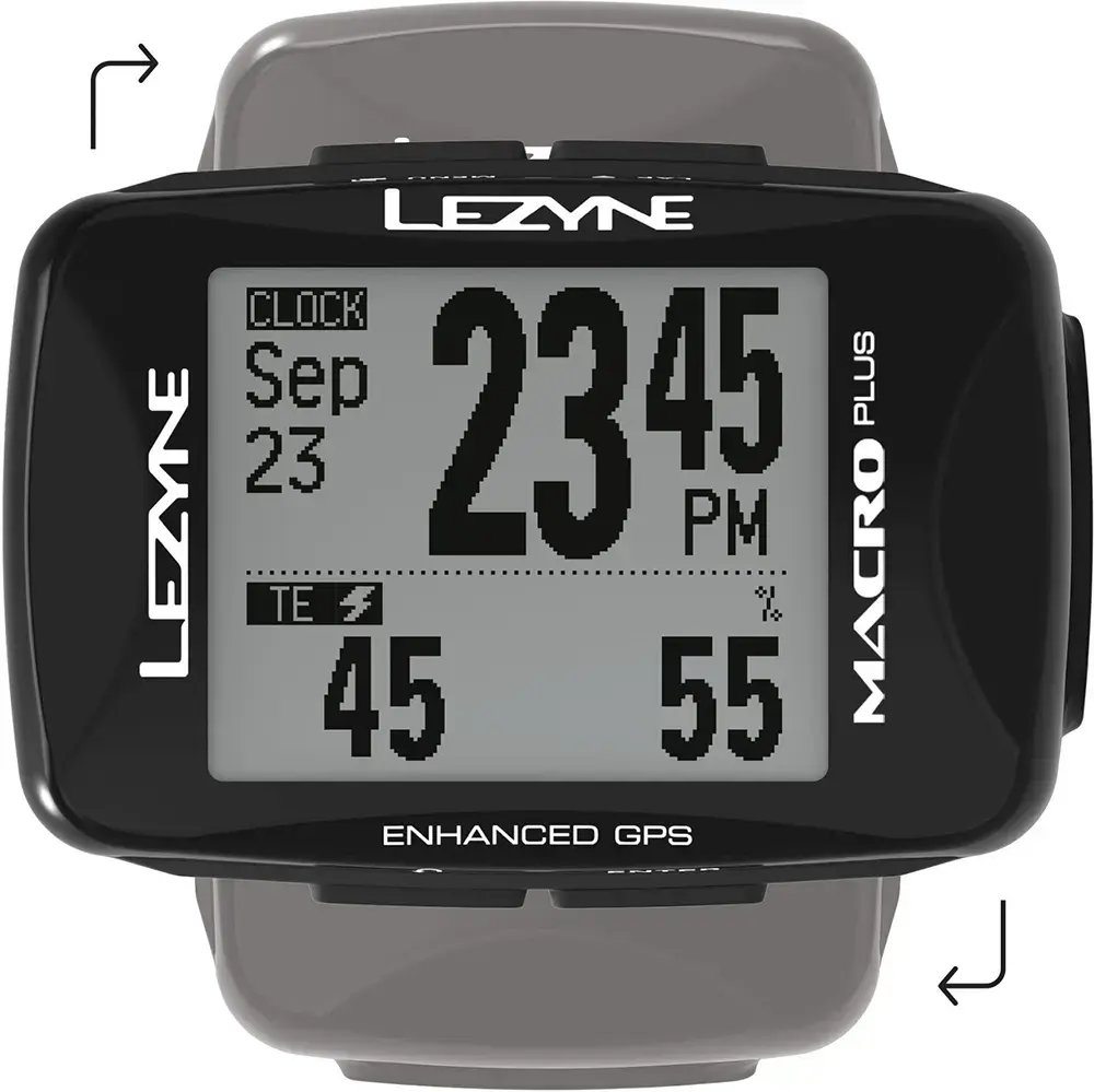 Lezyne Macro Plus GPS HR Loaded Zwart