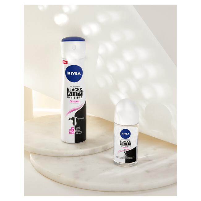 NIVEA Invisible Black & White Original Anti-Transpirant Deodorant Spray 150 ML