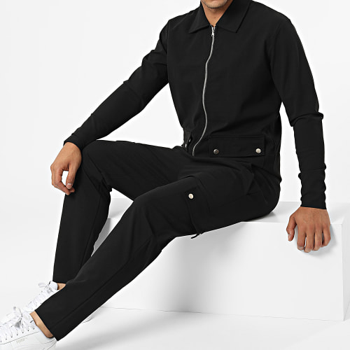 Ensemble Veste Et Pantalon Cargo 22019-22018 Noir