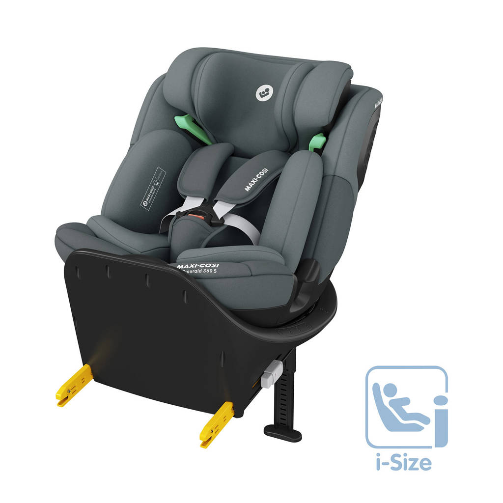 Groeit met het kind mee, is veilig en comfortabelEmerald 360 S Tonal Graphite