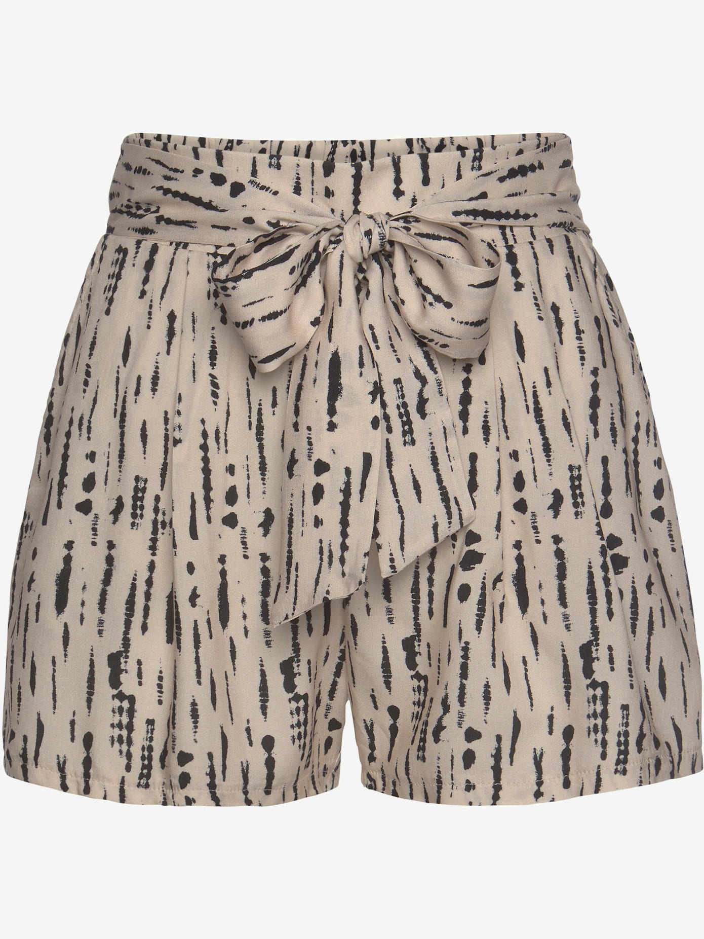 Short tissé short en tissu léger avec ceinture élastique