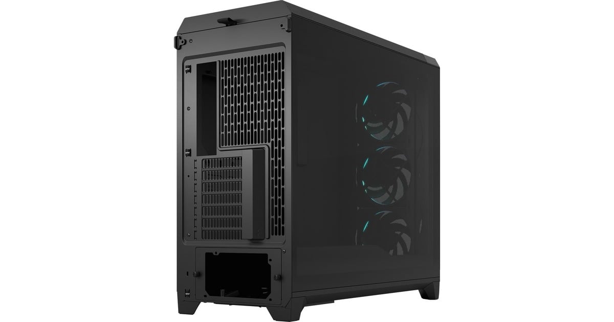 Fractal DesignMeshify 3 XL RGB big tower behuizing  (Zwart | 2x USB-A | 1x USB-C | RGB | Tempered Glass)