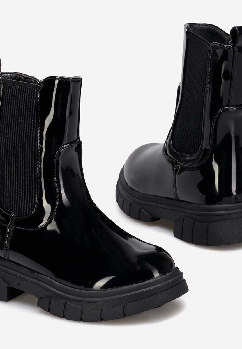 Bottines enfants noires Salerna A V2